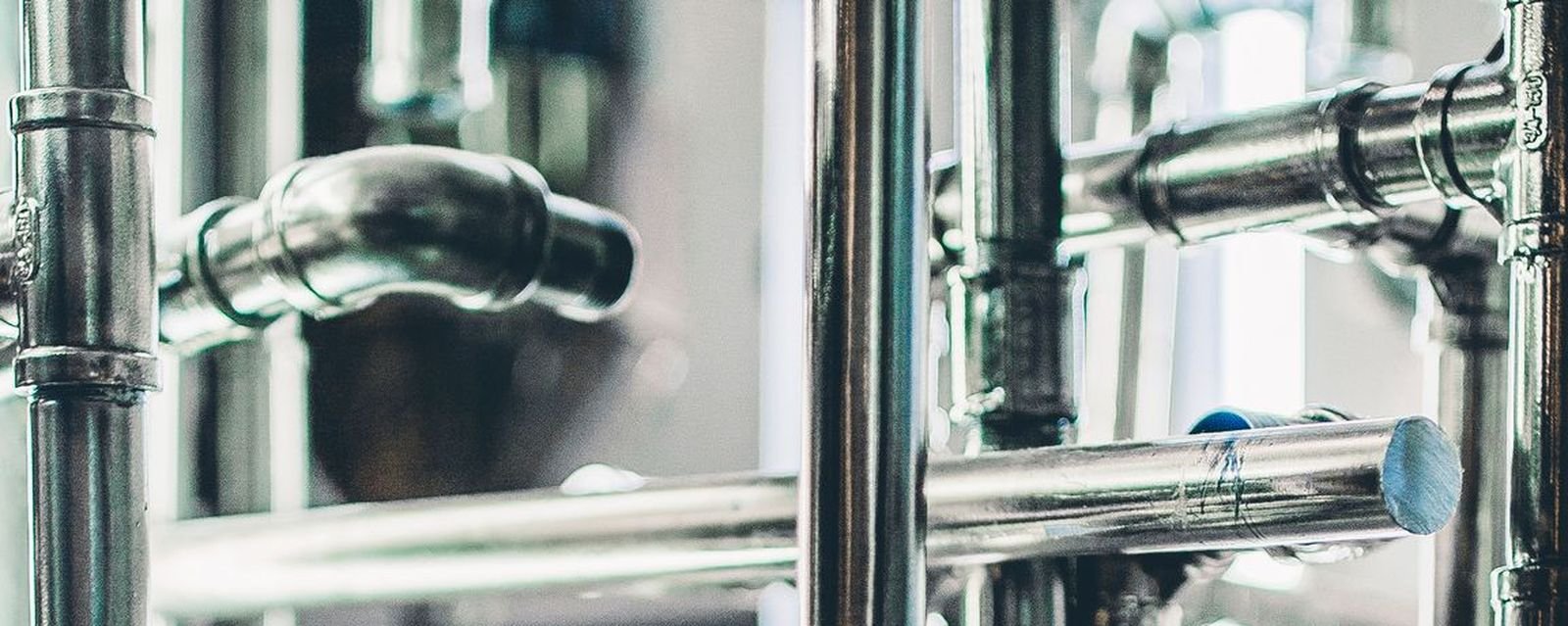 Stainless steel process pipework