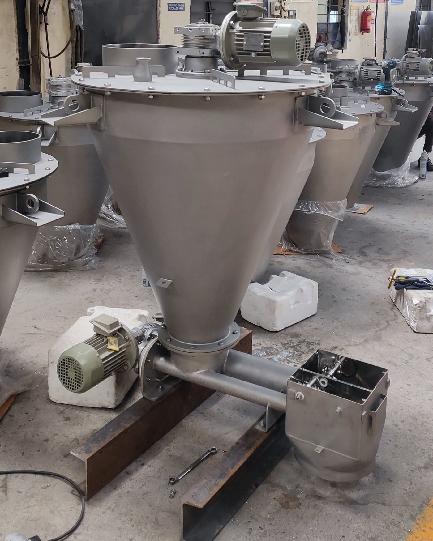 Sure Solutions loss-in-weight feeder in the Pinjore workshop